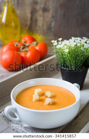 Similar – Pumpkin soup Food