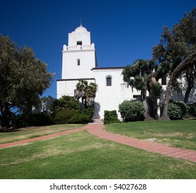 Spanish Fortess Of Presidio Park In San Diego