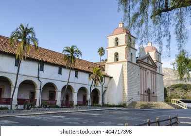 The Spanish Historic Old Mission Santa Barbara. California. USA.