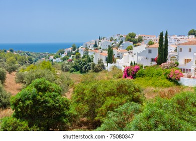 Spanish Landscape, Nerja, Costa Del Sol, Spain