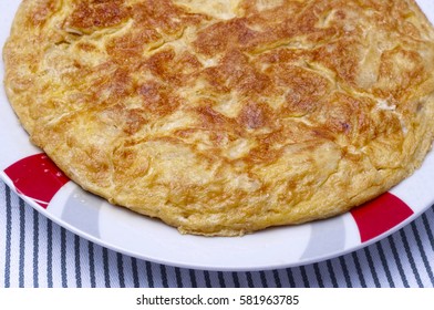 Spanish omlette or tortilla de patatas