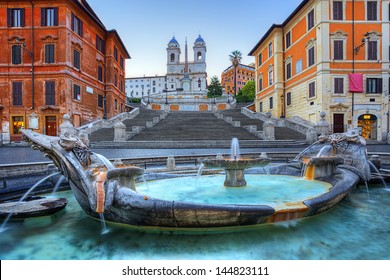 The Spanish Steps In Rome