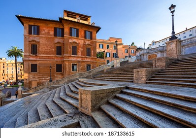 The Spanish Steps In Rome. Italy. 