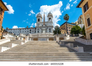 Spanish Steps In Rome, Italy