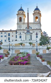 The Spanish Steps In Rome. Italy. 