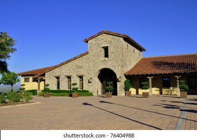 Spanish Style Country Club Entrance