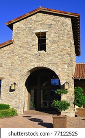 Spanish Style Country Club Entrance