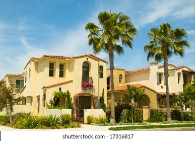 Spanish Style Houses In A Master Planned Community