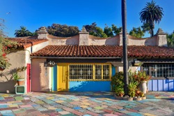 Studios Et Expositions Du Village Espagnol Balboa Park San Diego, Californie.