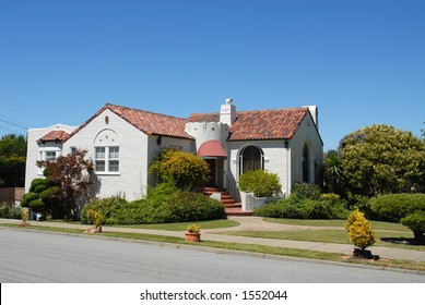 Spanish-style Home, Burlingame, California