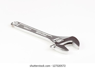 Spanner isolated on white background.
