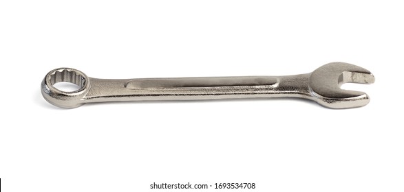 Spanner isolated on white background.
