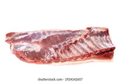 Spar Rib In Front Of White Background