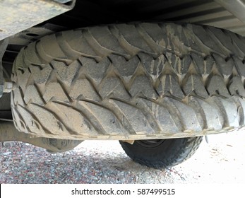 Spare Tire Under Of The Car