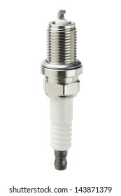 Spark Plug On White Background