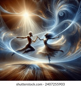 Spark Unity Sparking Light Ecstatic Dance AI-generated image 2407255973 ...