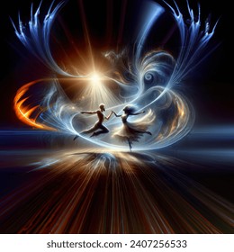 Spark Unity Sparking Light Ecstatic Dance AI-generated image 2407255973 ...