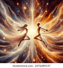 Spark Unity Sparking Light Ecstatic Dance AI-generated image 2407255973 ...