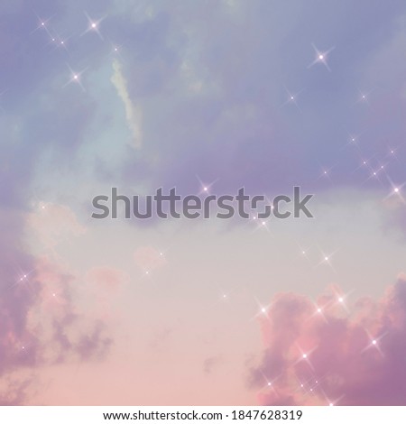 Sparkle cloud gradient pastel dreamy background