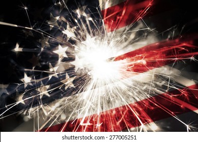 Sparkler american flag - Powered by Shutterstock