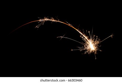 Sparkler falling star - make a wish ) - Powered by Shutterstock