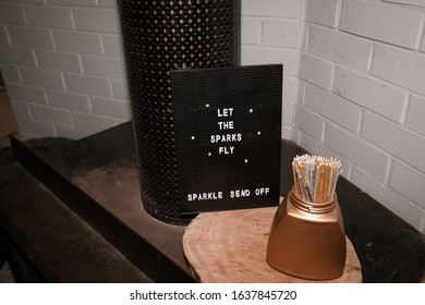 Sparklers For Wedding Send Of With Sign