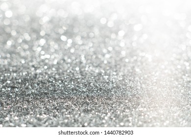 Sparkles Silver Glitter Abstract Background Stock Photo 1440782903 ...