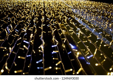 A sparkling background of lights.