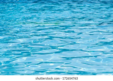 Sparkling Blue Pool Water