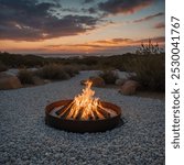 A sparkling fire pit is a spellbinding open air highlight intended for warmth and vibe. It regularly comprises of a round or square bowl, frequently produced using stone, 