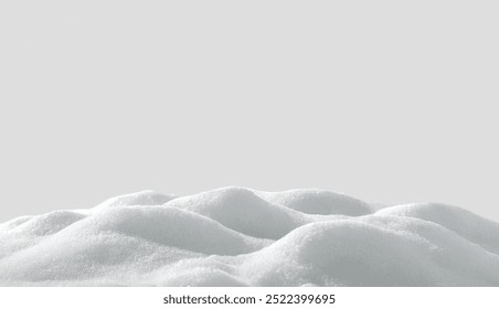 Sparkling snow snowdrifts close-up, perfect as a winter season white background. A big snow drift - Powered by Shutterstock