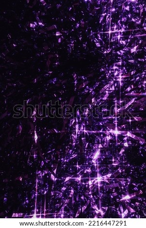 sparkling, sparkly purple tinsel background texture