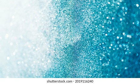 Sparkly Teal Glitter Background Design