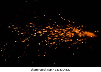 Sparks And Flash From Electric Welding