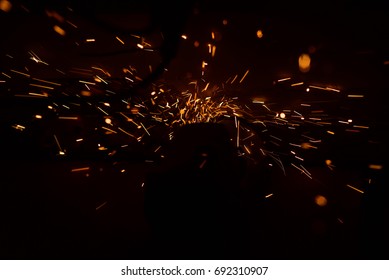 Sparks of welding - Powered by Shutterstock