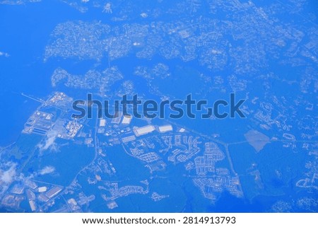 Sparrows Point and the Patapsco River, located just southeast of Baltimore, Maryland