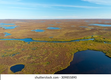 Sparse Landscape Of Nunavut, Canada