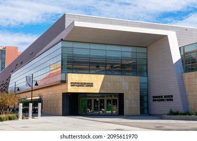 Spartan Recreation And Aquatic Center Building Exterior View At San Jose State University Campus - San Jose, California, USA - 2021