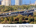 Spassky bridges - complex of two road bridges across Moscow River, on 67 km of Moscow Ring Road, near former village of Spas. First Spassky Bridge, built in 1962