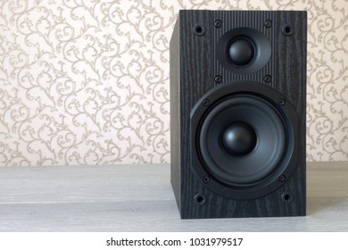 Speaker Acoustic High-quality Two-way Bass Reflex Black