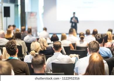 Male Speaker Giving Talk Conference Hall Stock Photo (Edit Now) 1476787475