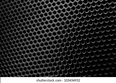 Speaker Grill Texture Full Frame Closeup