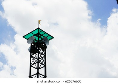 gambar tower speaker masjid