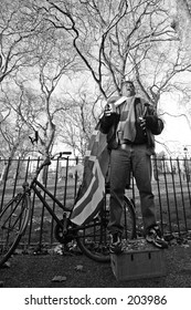 Speakers Corner, Hyde Park, London. Taken In December 2004