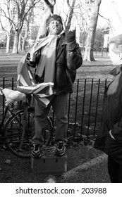 Speakers Corner, Hyde Park, London.