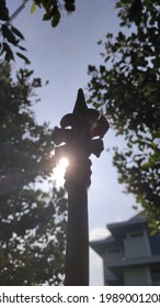 A Spear Tip Exposed To The Reflection Of The Sun

