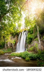 Spearfish Falls in Black Hills State Forest