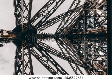 Similar – Image, Stock Photo Structure from Eiffel Tower from below
