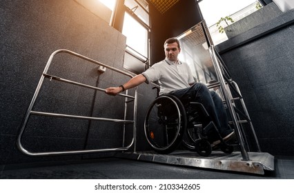 The special elevator for the person with a physical disabilities