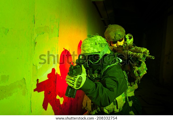 Special Forces Contractor Team During 
